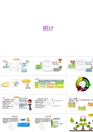 小学六年级小升初数学知识点精讲课件（统计）