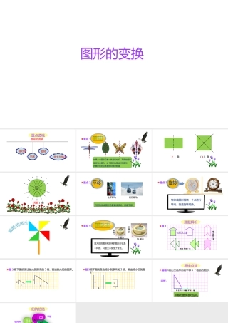 小学六年级小升初数学知识精讲课件--图形的变换