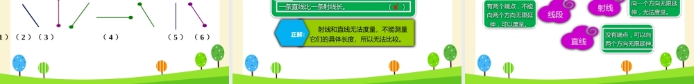 小学六年级一轮复习知识点精讲课件+线的认识