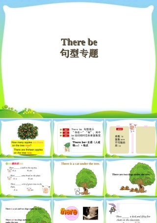 2025届小学六年级小升初英语语法专题复习课件——There be句型