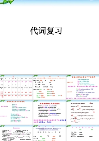 2025届小学六年级小升初英语语法专题复习课件——代词