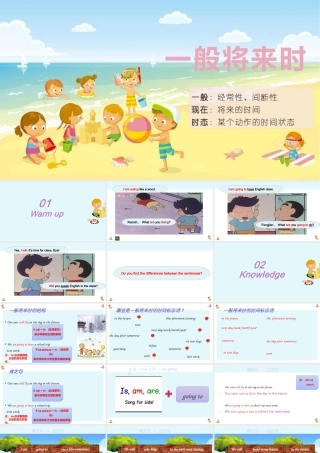 2025届小学六年级小升初英语语法总复习课件-一般将来时 