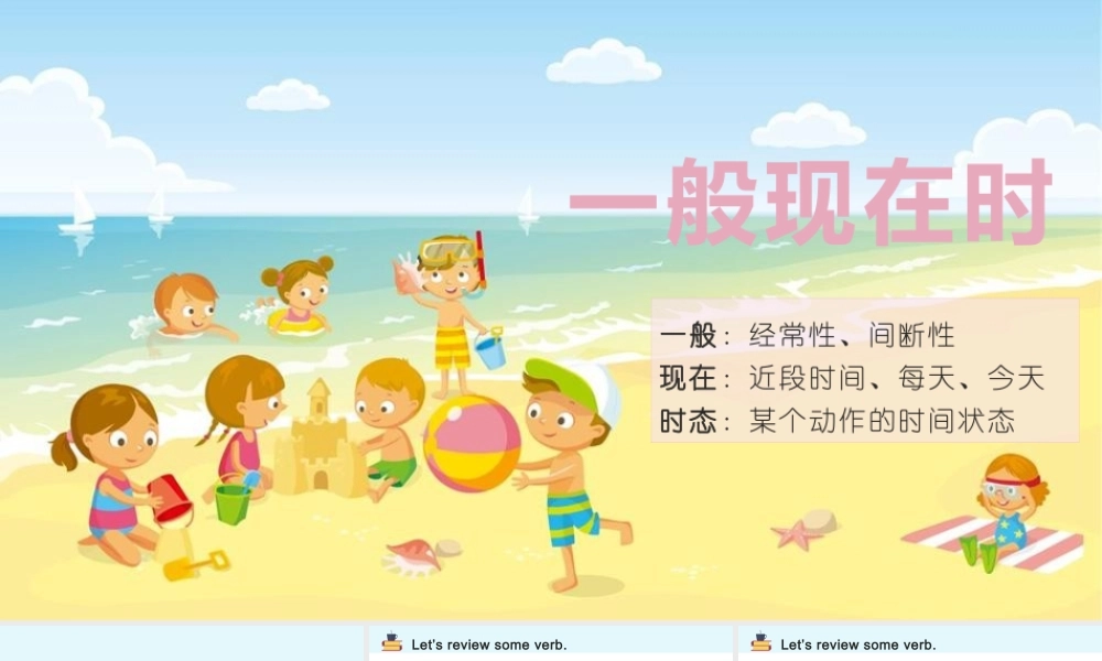 2025届小学六年级小升初英语语法总复习课件-一般现在时 