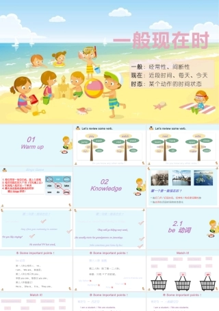 2025届小学六年级小升初英语语法总复习课件-一般现在时 