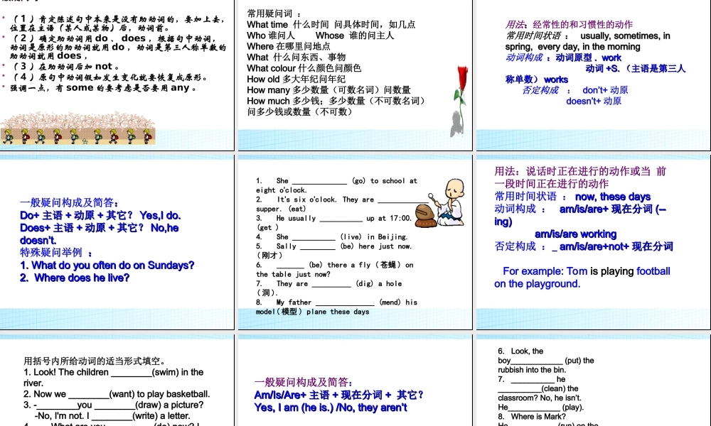 2025届小学六年级小升初英语总复习课件