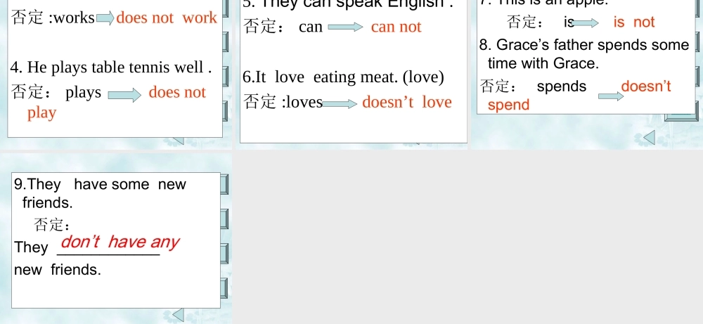小学英语语法专题八：（动词）动词的第三人称单数 课件