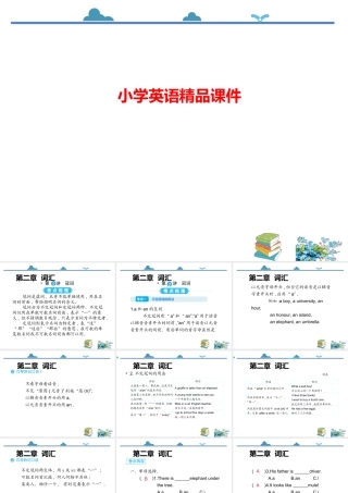小学英语语法专题三：（冠词）总复习（37P） 课件