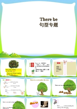 小学英语语法专题十二：（句型）There be句型2 课件
