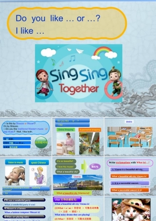 小学英语语法专题十二：（句型）选择疑问句和感叹句 课件