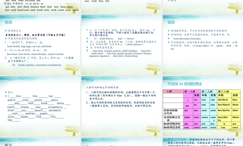 小学英语语法专题十九：小升初英语复习建议 课件