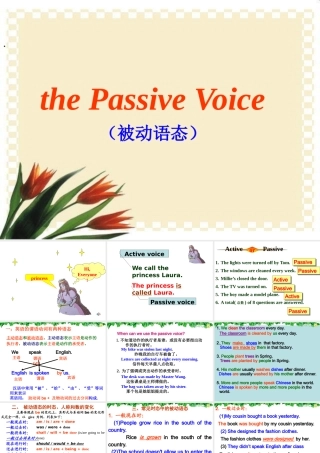 小学英语语法专题十一：（语态）被动语态 课件