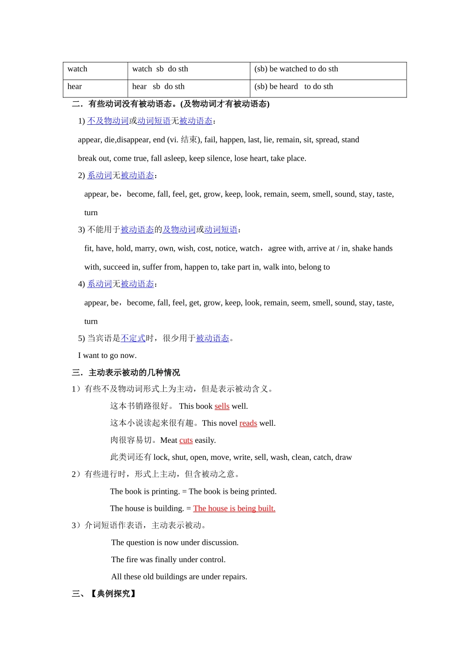 2025届小学英语语法讲与练036被动语态（附答案）_第3页