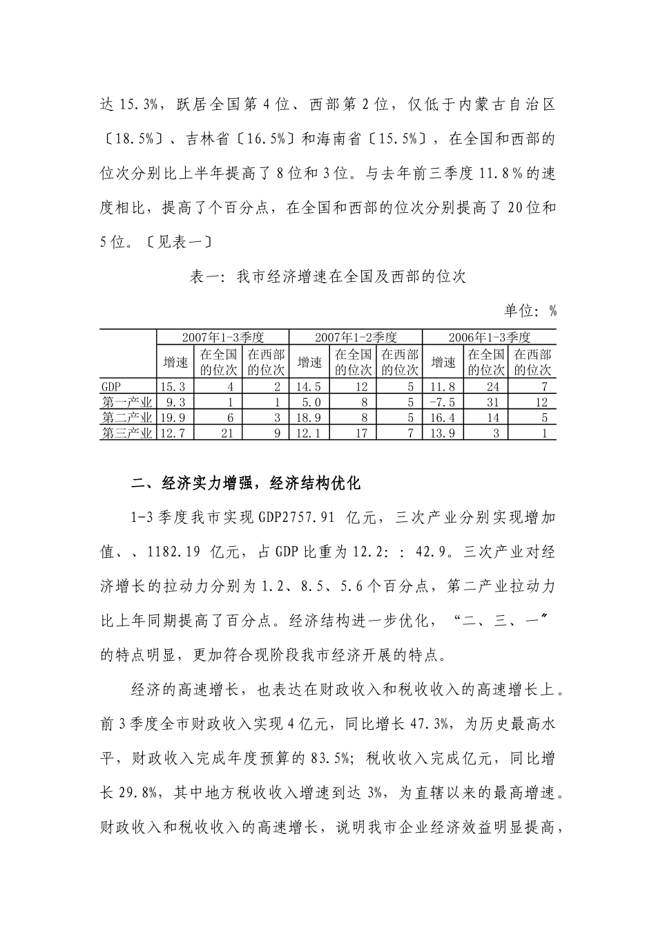 经济在上升轨道加速运行工业成为经济增长的主导力量经济效益显著_第2页