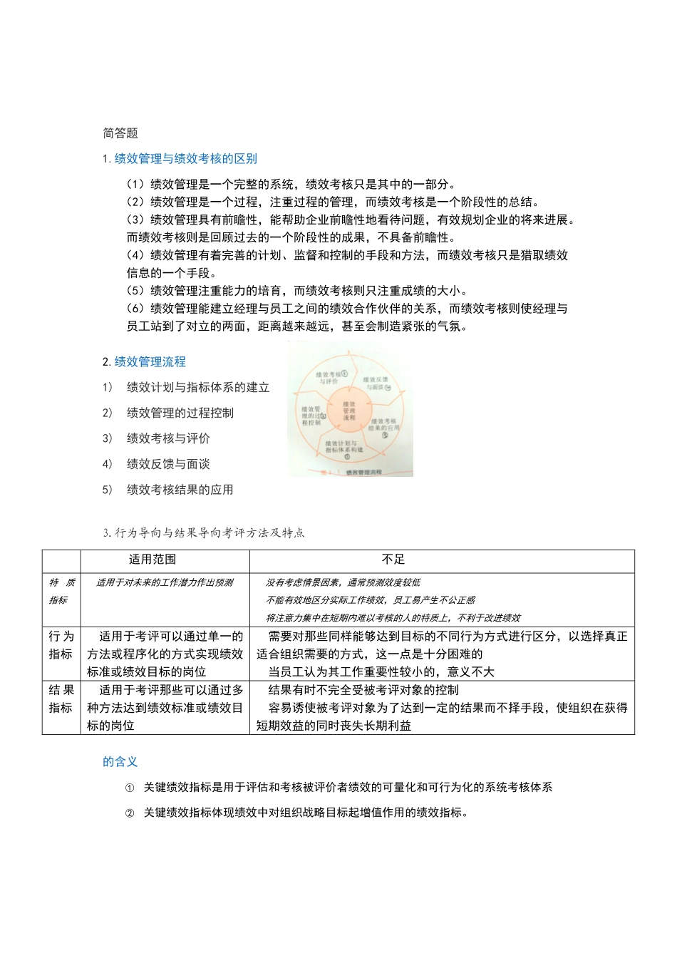 绩效管理名词解释&简答题_第3页
