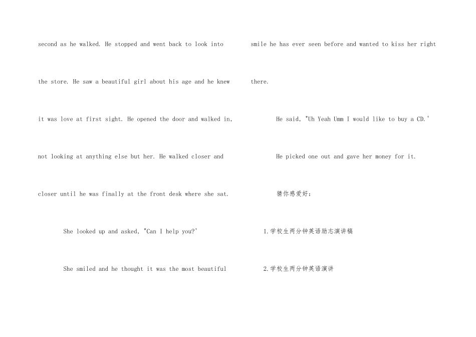 英文演讲初中生两分钟_第3页