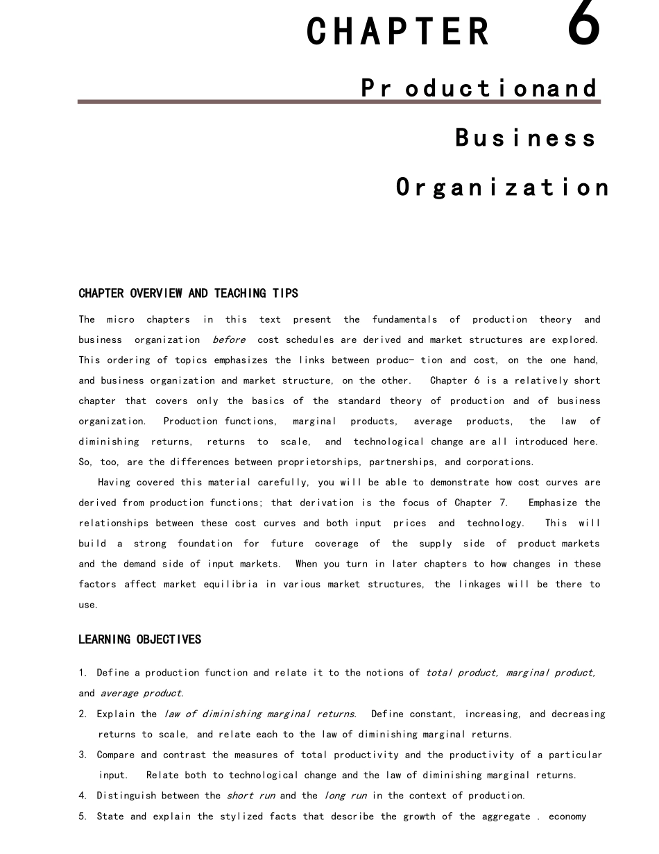 萨缪尔森经济学Economics第十八版-18th-课后概念、习题答案6_第1页