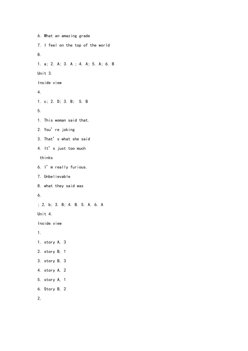 视听说教程2书面答案_第2页