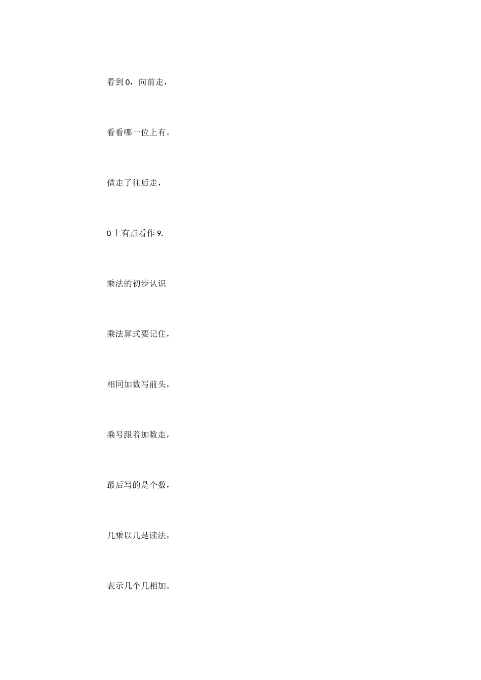 趣味学数学-小学数学儿歌读起来-_第2页