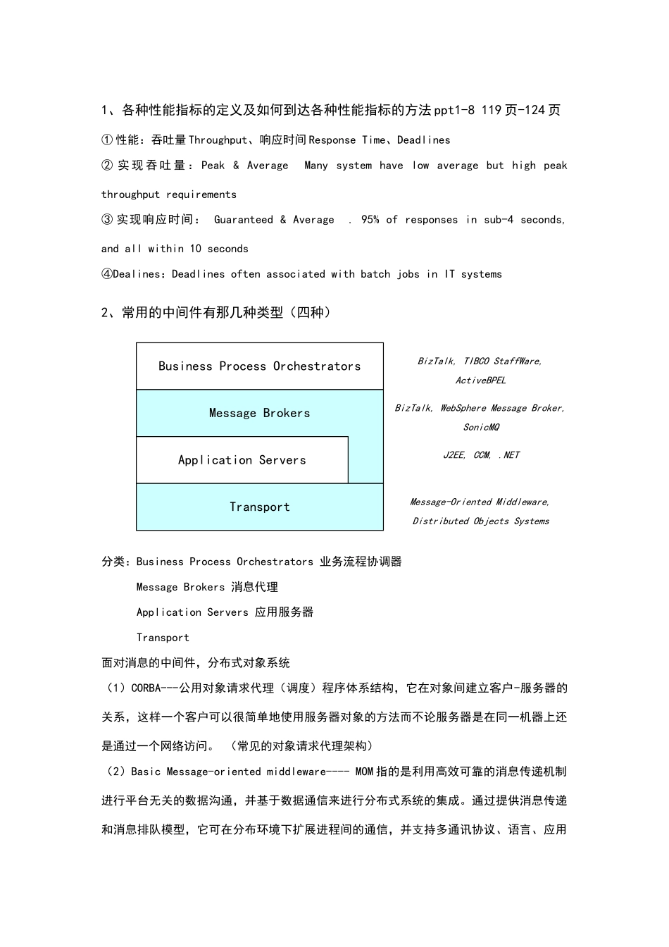软件设计与体系结构复习整理题目及答案_第1页
