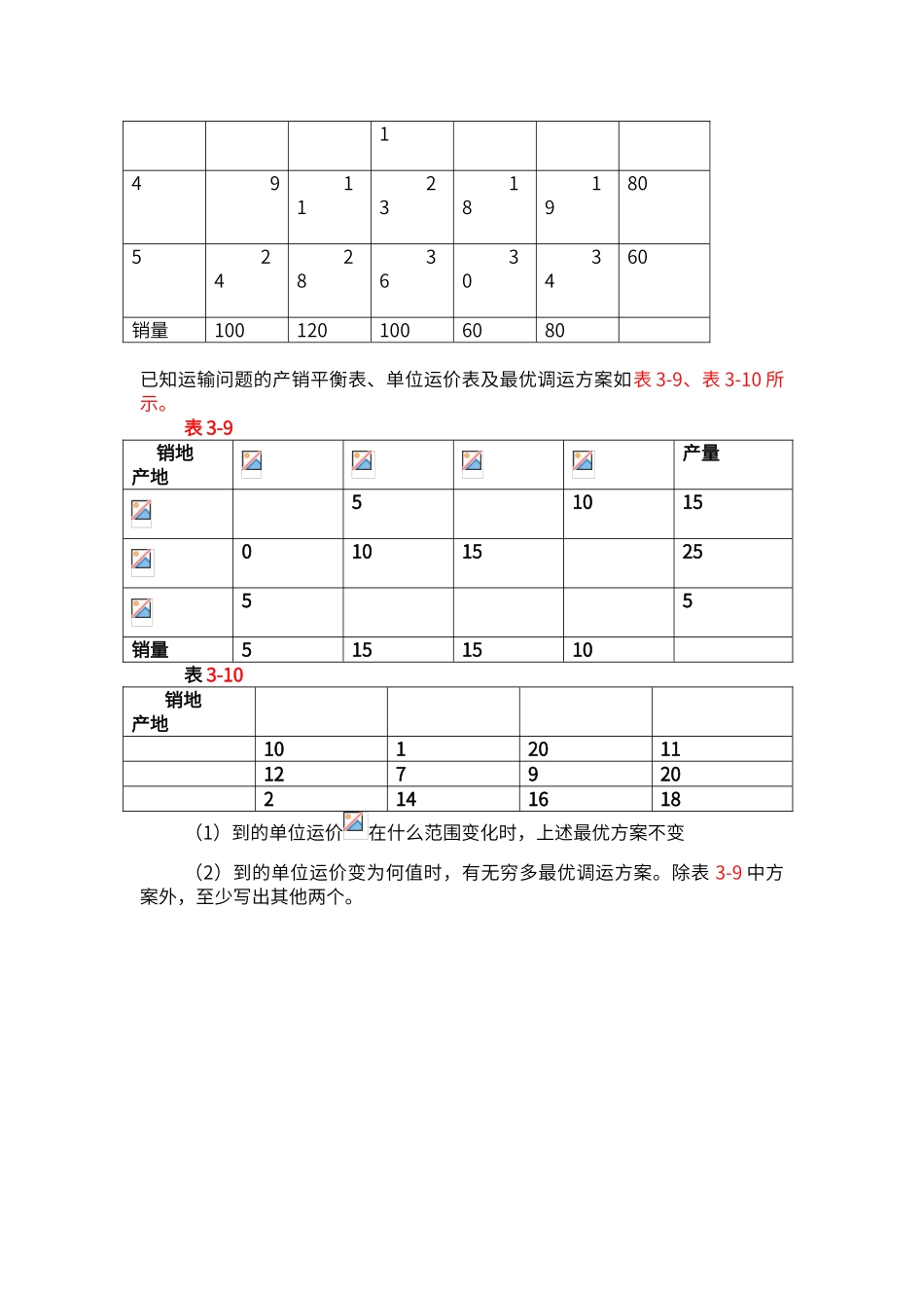 运筹学第3章习题_第3页