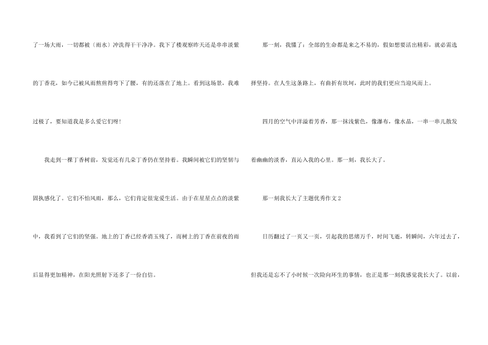 那一刻我长大了主题优秀_第2页