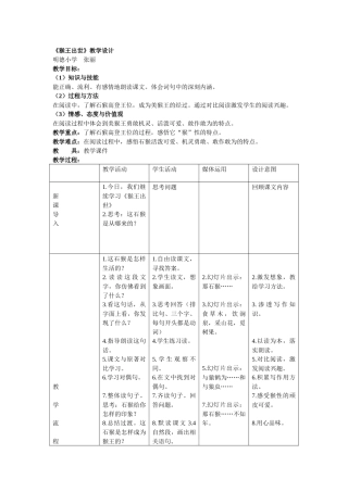 长春版六年级上册《猴王出世》教学设计