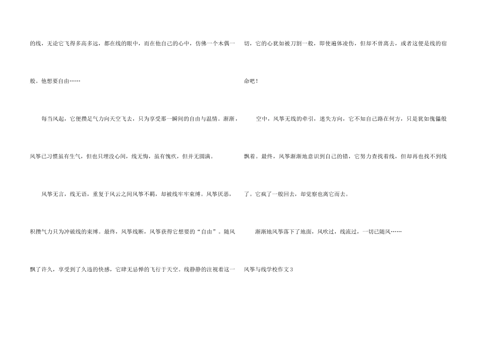 风筝与线初中_第3页