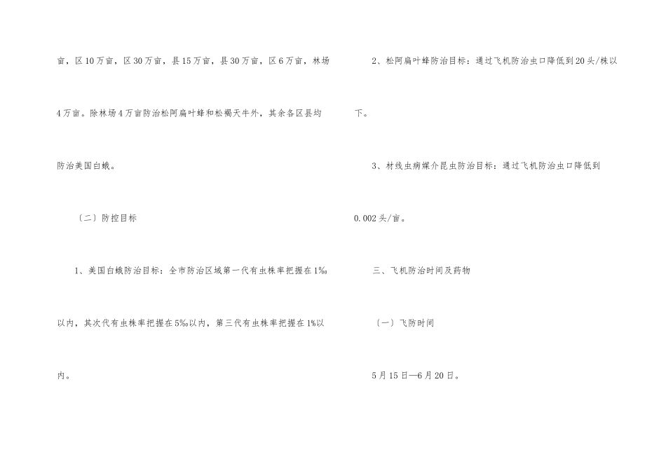 飞机施药防治林业有害生物方案_第2页