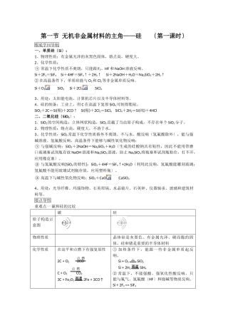 高一化学硅复习1