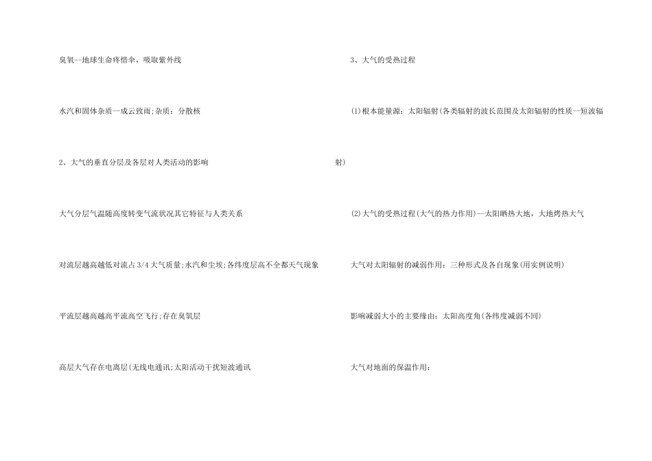 高一地理必修一知识点5篇总结_第2页