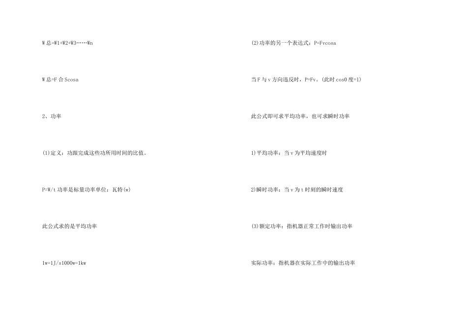 高一物理知识点归纳总结5篇_第2页