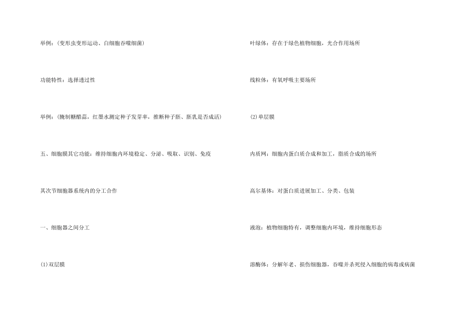 高一生物必修一知识点总结归纳三篇_第3页
