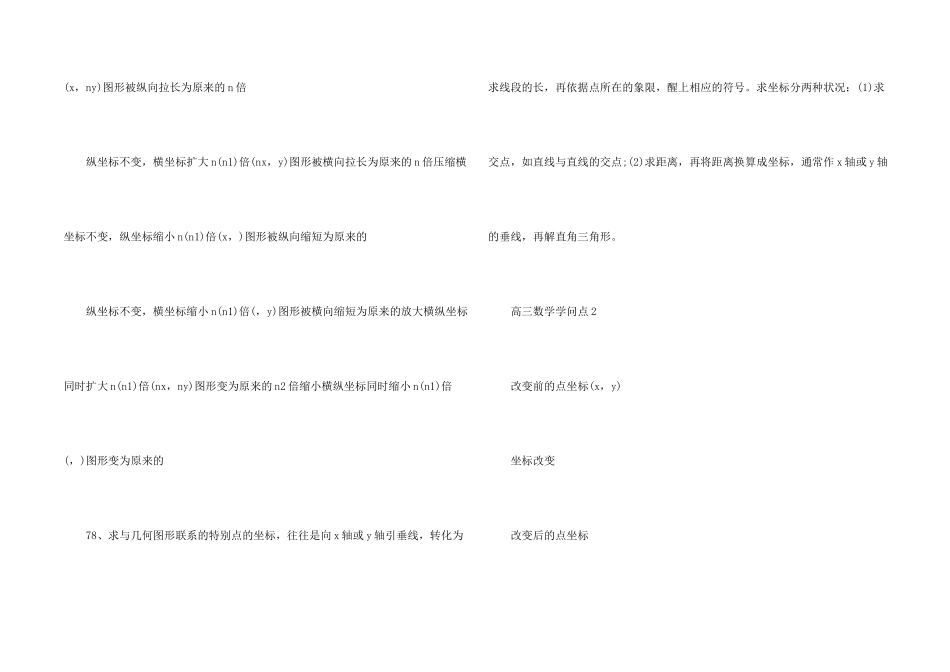高三数学知识点整理五篇_第2页