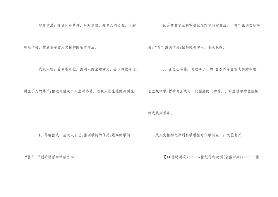 高中历史岳麓版从人文精神之源到科学理性时代_第2页