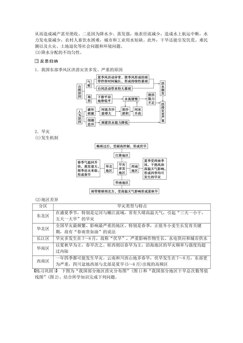 高中地理-第二单元-第二节-气象灾害课时作业-鲁教版选修5_第2页