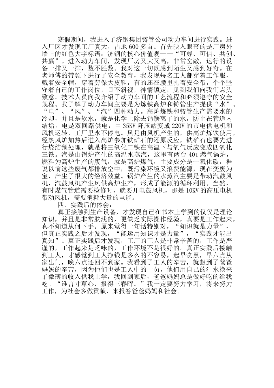 高中实践报告范文_第3页