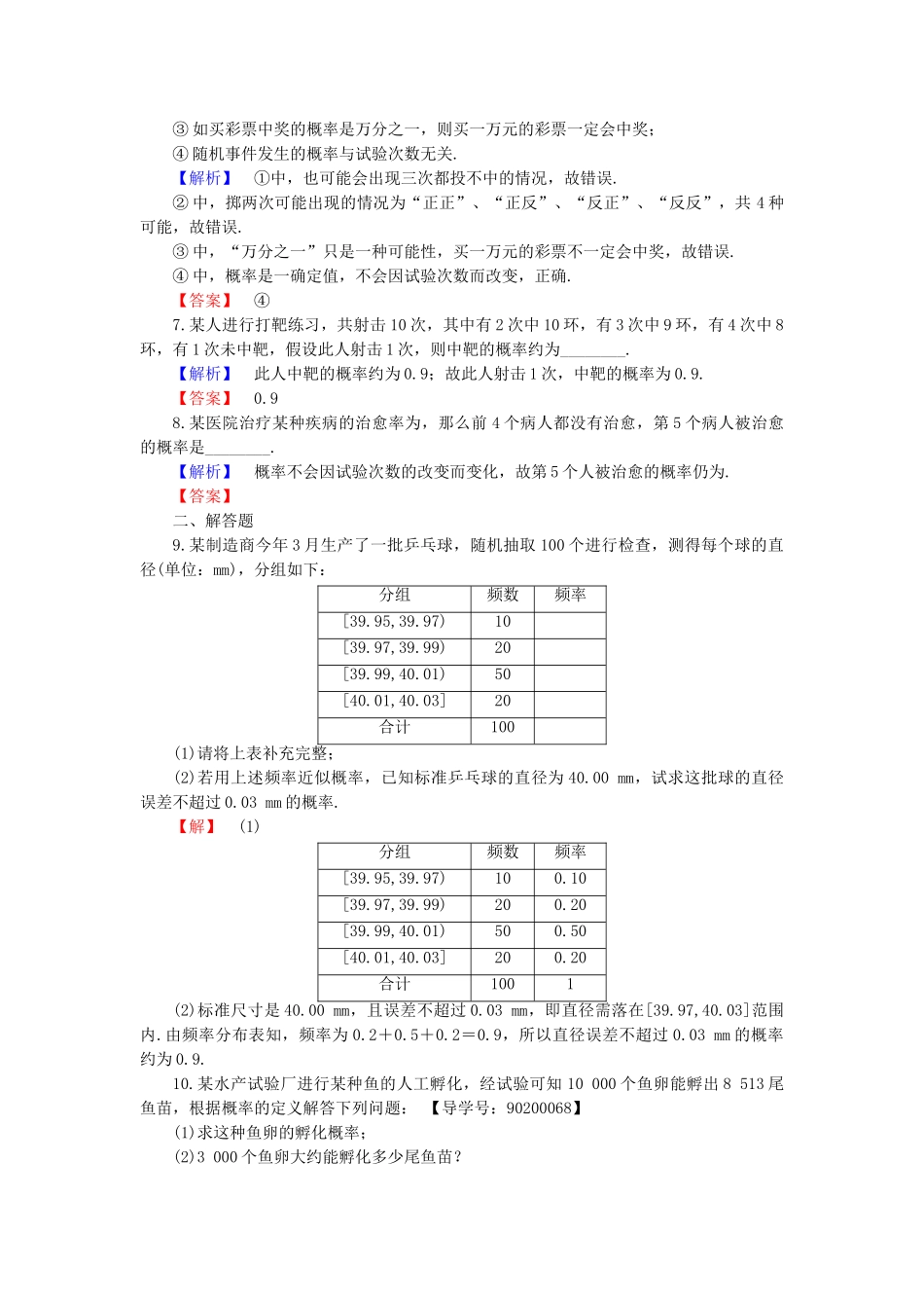 高中数学-学业分层测评17-苏教版必修3_第2页