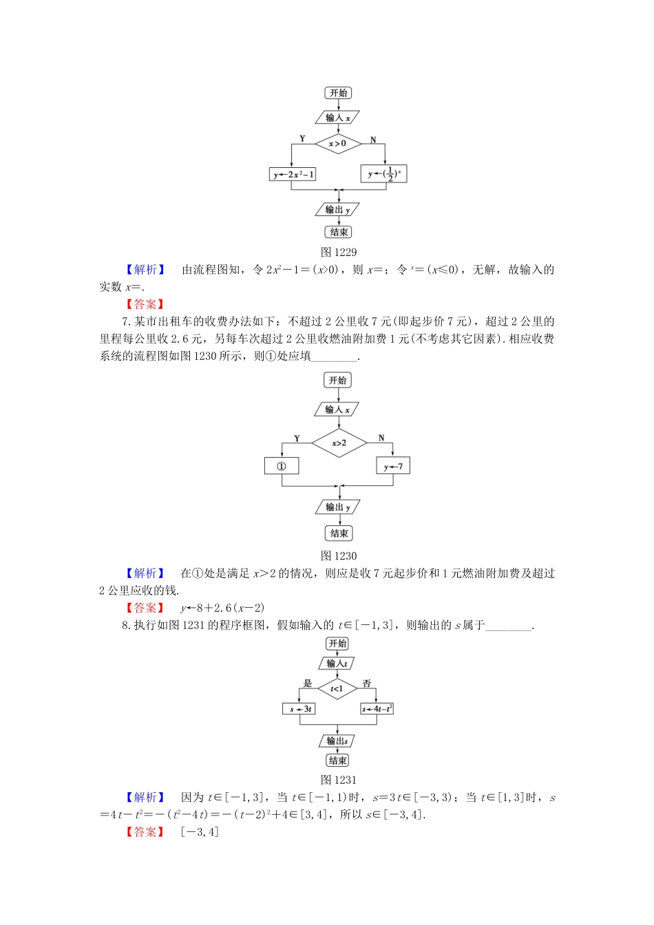 高中数学-学业分层测评3-苏教版必修3_第3页
