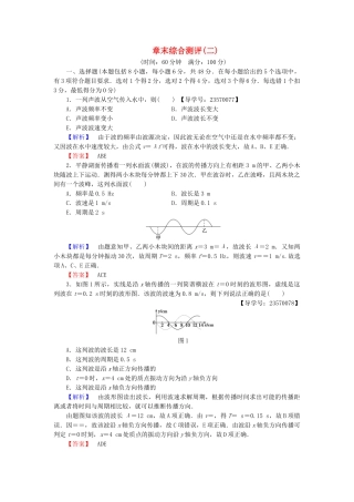 高中物理-章末综合测评2-新人教版1