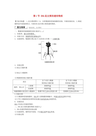 高中生物---DNA是主要的遗传物质课时作业2-新人教版必修2