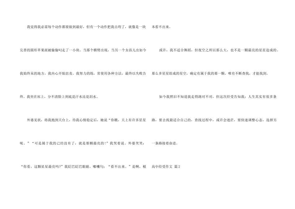 高中经历集合6篇_第2页