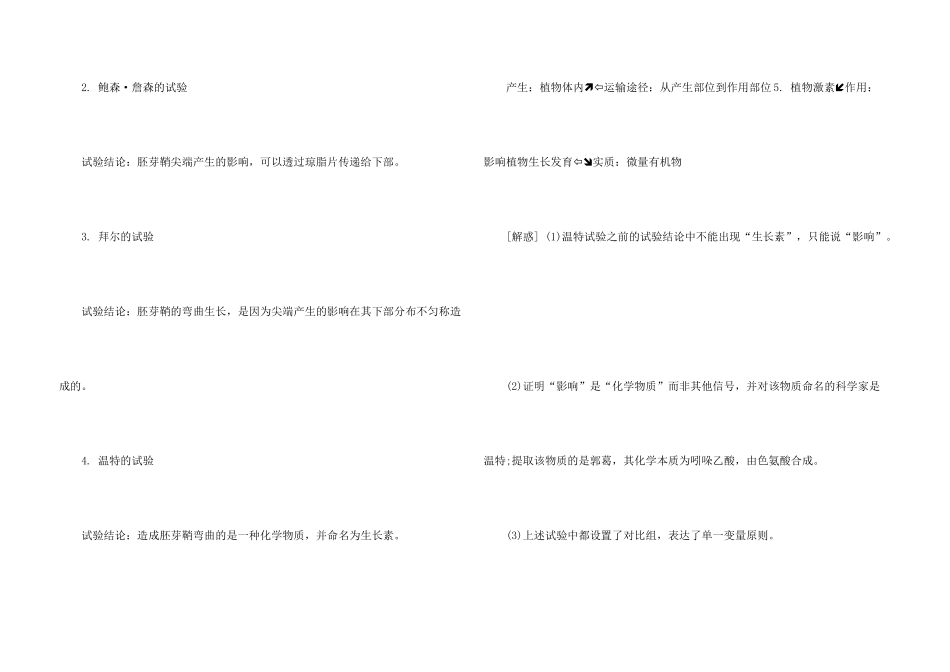 高二必修三生物知识点归纳分享_第3页