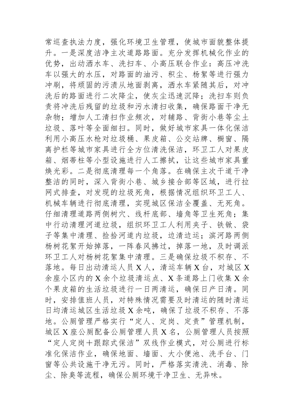 城管局2025年上半年工作总结和下半年工作计划_第3页