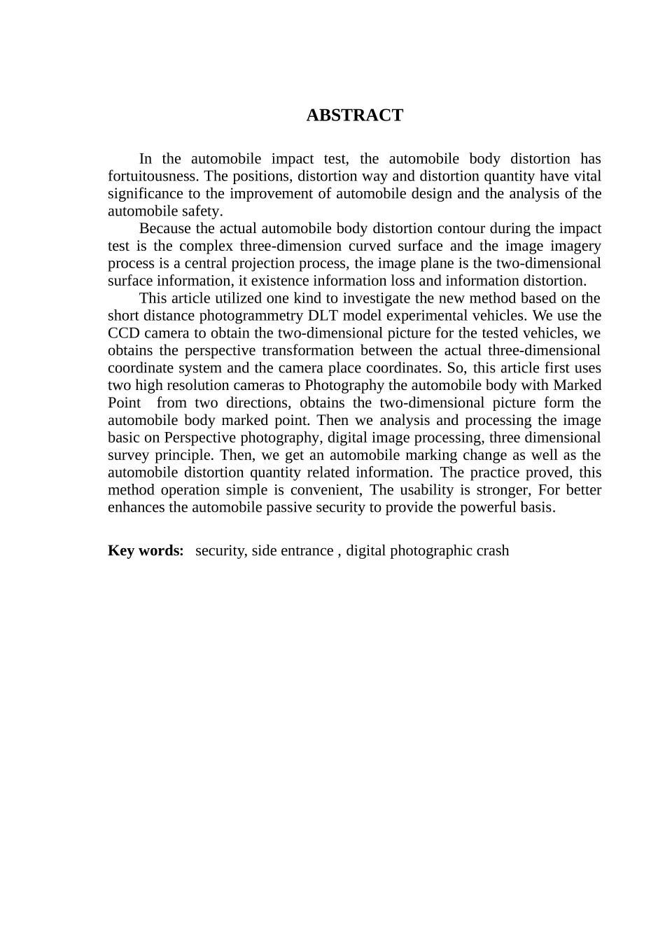 -数字摄影测量原理在车身标识点测量中的应用学士学位论文_第2页