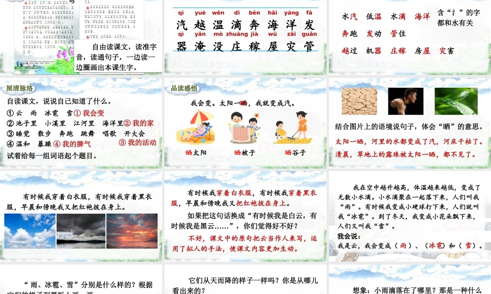 2025秋人教统编版二年级语文上册第一单元2 我是什么 课件