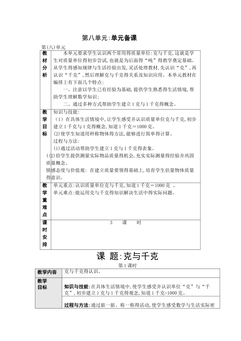 1、克与千克的认识_第1页