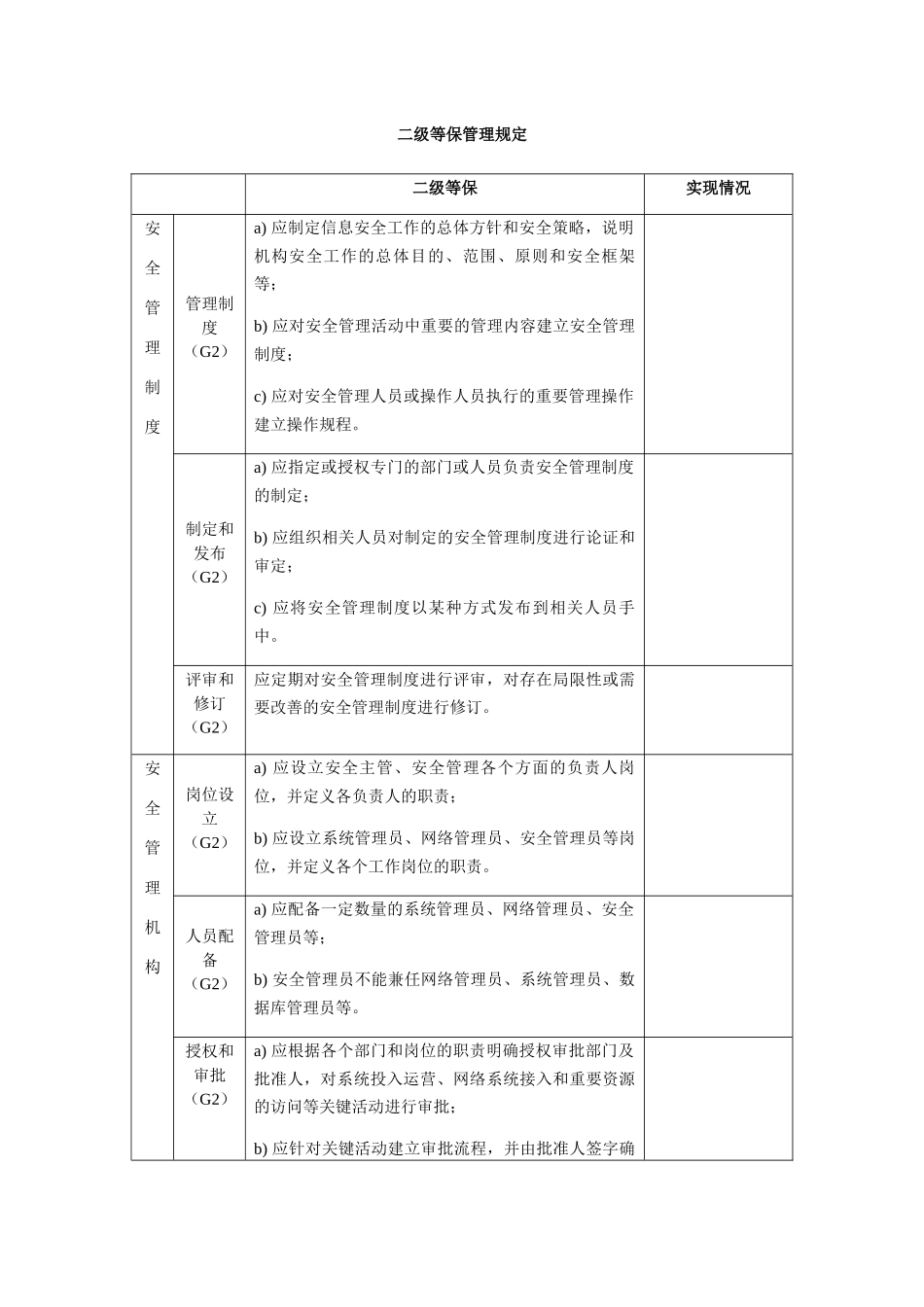 2025年二级等保管理要求_第1页