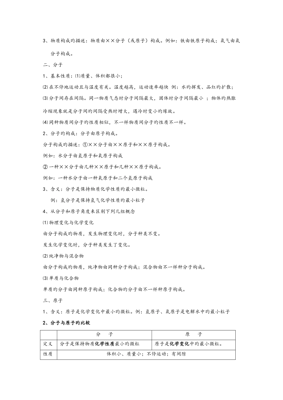 2025年人教版初三化学知识点总结_第3页