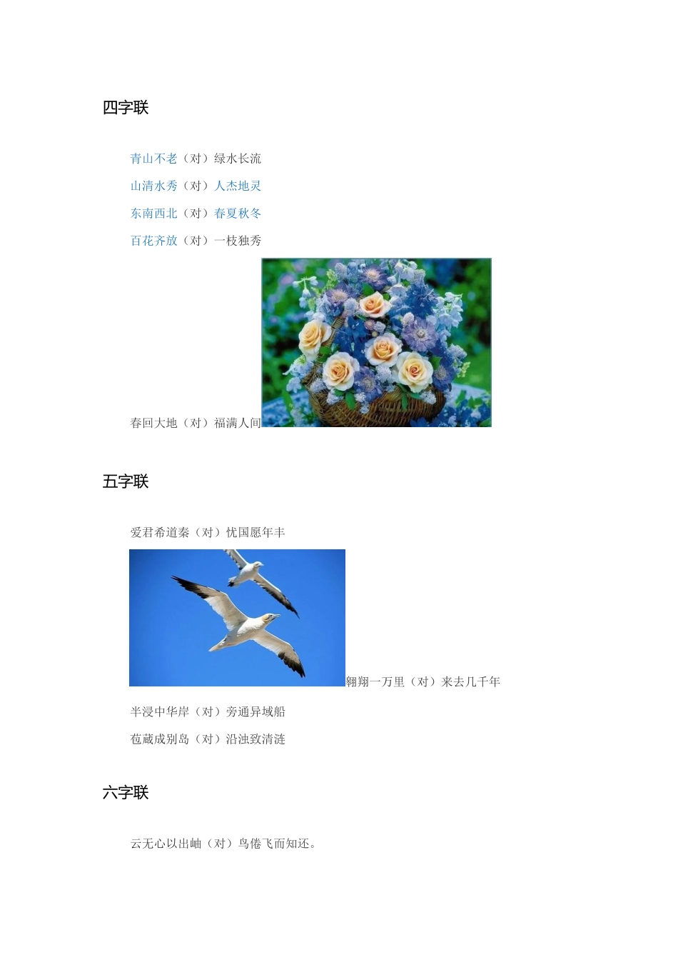 2025年对联能力提升练习小升初热点_第3页
