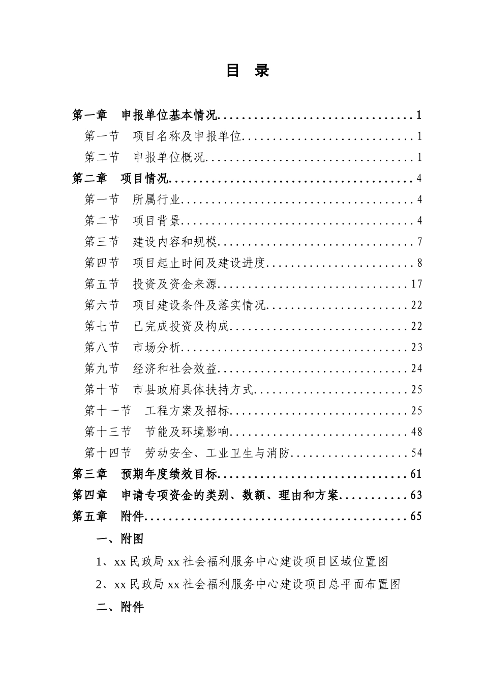 2025年社会福利服务中心建设项目资金申请报告_第2页